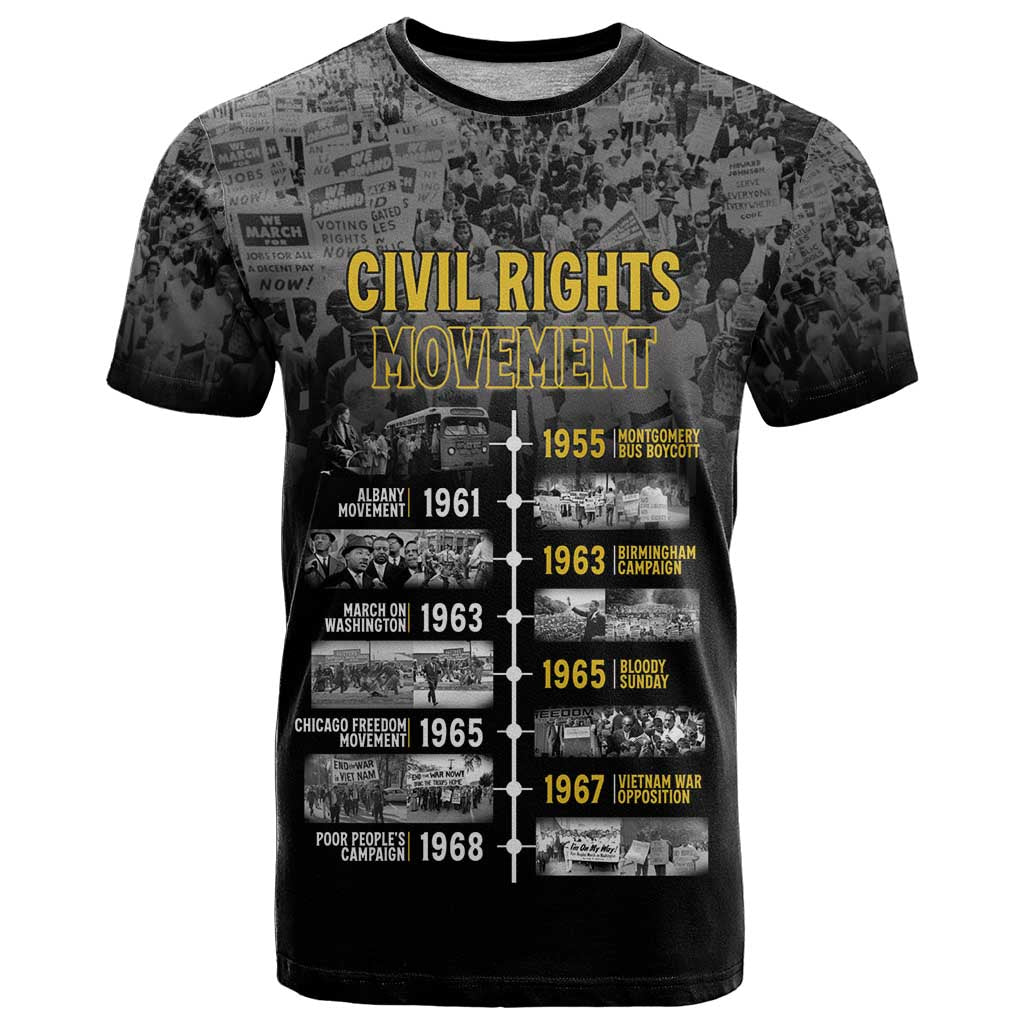 Black History Month T Shirt Civil Rights Movement