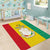 Personalised Guinea Area Rug Coat Of Arms Flag Style