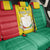 Personalised Guinea Back Car Seat Cover Coat Of Arms Flag Style