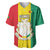 Personalised Guinea Baseball Jersey Coat Of Arms Flag Style