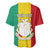 Personalised Guinea Baseball Jersey Coat Of Arms Flag Style