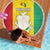 Personalised Guinea Beach Blanket Coat Of Arms Flag Style