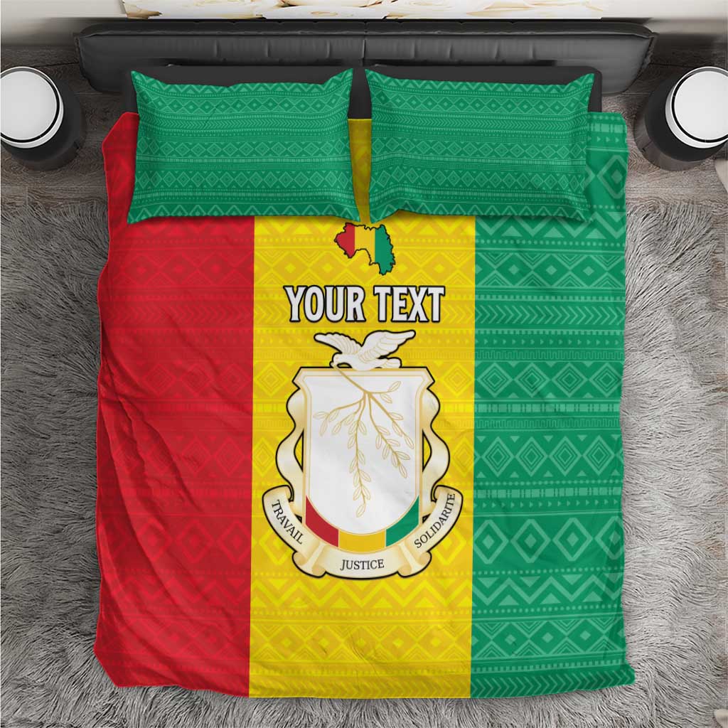 Personalised Guinea Bedding Set Coat Of Arms Flag Style