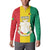 Personalised Guinea Button Sweatshirt Coat Of Arms Flag Style