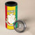 Personalised Guinea 4 in 1 Can Cooler Tumbler Coat Of Arms Flag Style