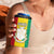 Personalised Guinea 4 in 1 Can Cooler Tumbler Coat Of Arms Flag Style