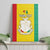 Personalised Guinea Canvas Wall Art Coat Of Arms Flag Style