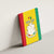 Personalised Guinea Canvas Wall Art Coat Of Arms Flag Style