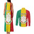 Personalised Guinea Couples Matching Tank Maxi Dress and Long Sleeve Button Shirt Coat Of Arms Flag Style