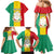 Personalised Guinea Family Matching Mermaid Dress and Hawaiian Shirt Coat Of Arms Flag Style