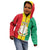 Personalised Guinea Kid Hoodie Coat Of Arms Flag Style