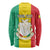 Personalised Guinea Long Sleeve Shirt Coat Of Arms Flag Style