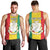 Personalised Guinea Men Tank Top Coat Of Arms Flag Style