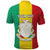 Personalised Guinea Polo Shirt Coat Of Arms Flag Style