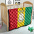 Personalised Guinea Quilt Coat Of Arms Flag Style