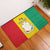 Personalised Guinea Rubber Doormat Coat Of Arms Flag Style