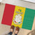 Personalised Guinea Rubber Doormat Coat Of Arms Flag Style