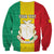 Personalised Guinea Sweatshirt Coat Of Arms Flag Style