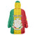 Personalised Guinea Wearable Blanket Hoodie Coat Of Arms Flag Style