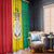 Personalised Guinea Window Curtain Coat Of Arms Flag Style