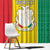 Personalised Guinea Window Curtain Coat Of Arms Flag Style