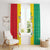 Personalised Guinea Window Curtain Coat Of Arms Flag Style