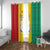 Personalised Guinea Window Curtain Coat Of Arms Flag Style