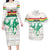 Custom Guinea Football Couples Matching Long Sleeve Bodycon Dress and Hawaiian Shirt Go Champions