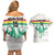 Custom Guinea Football Couples Matching Off Shoulder Short Dress and Hawaiian Shirt Go Champions