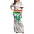 Custom Guinea Football Family Matching Off Shoulder Maxi Dress and Hawaiian Shirt Go Champions