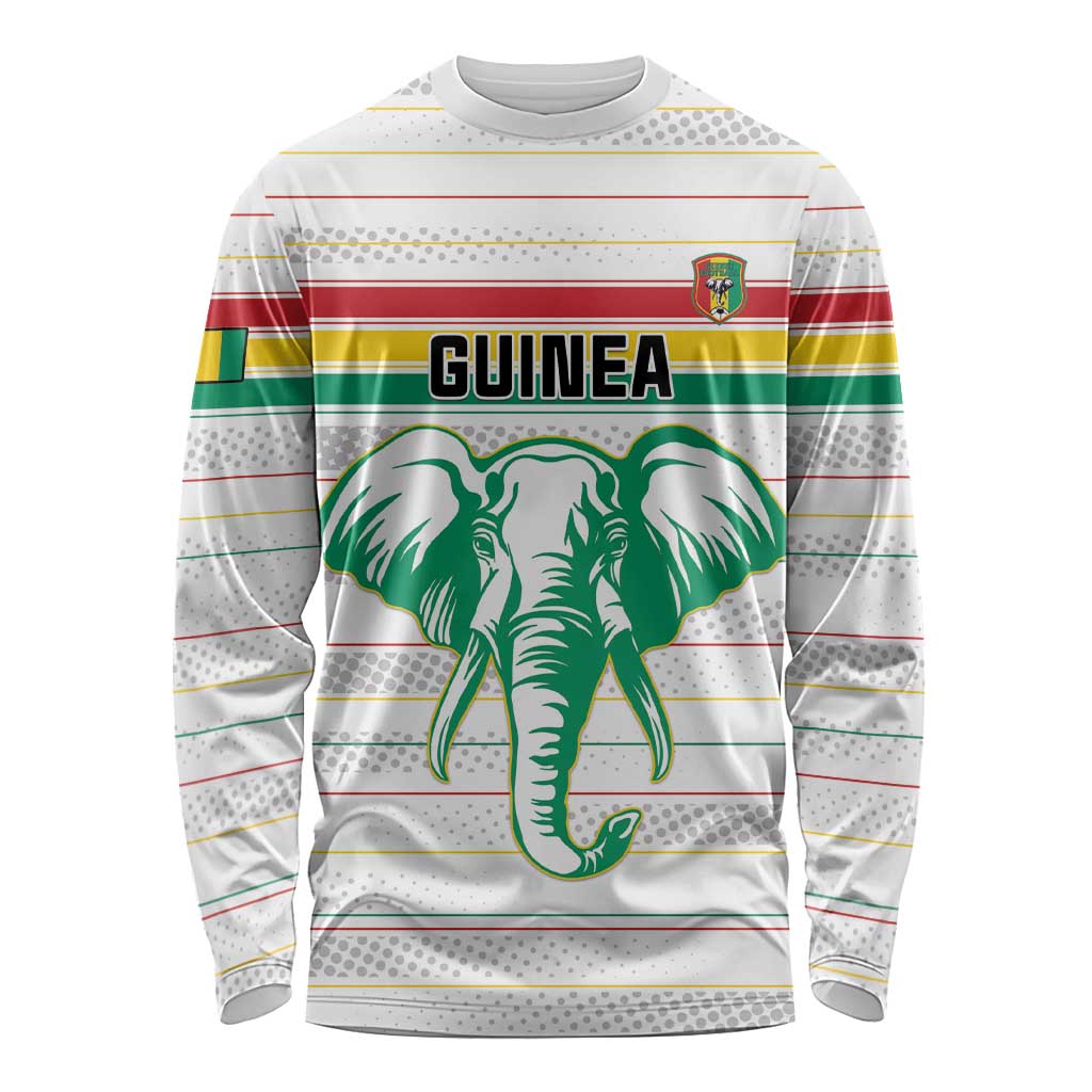 Custom Guinea Football Long Sleeve Shirt Go Champions