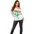 Custom Guinea Football Off Shoulder Sweater Go Champions