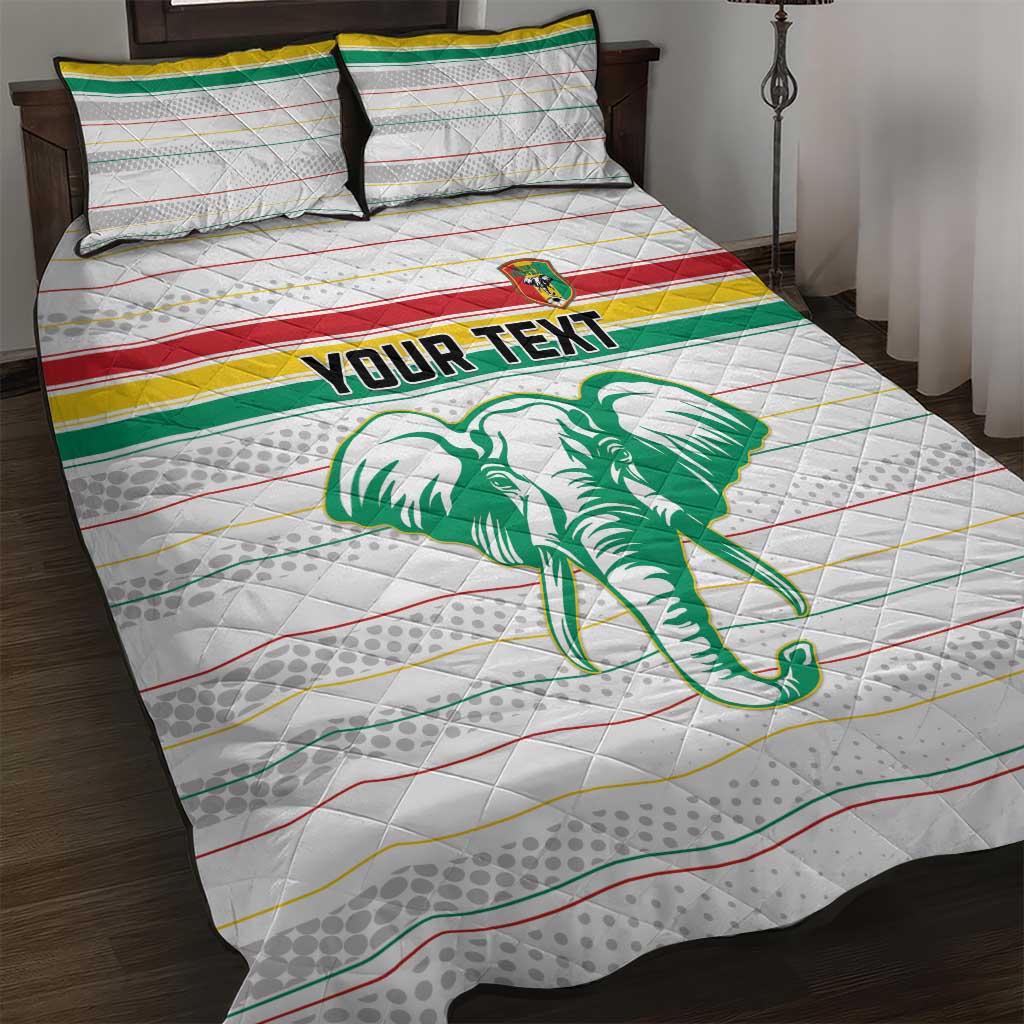 Custom Guinea Football Quilt Bed Set Go Champions