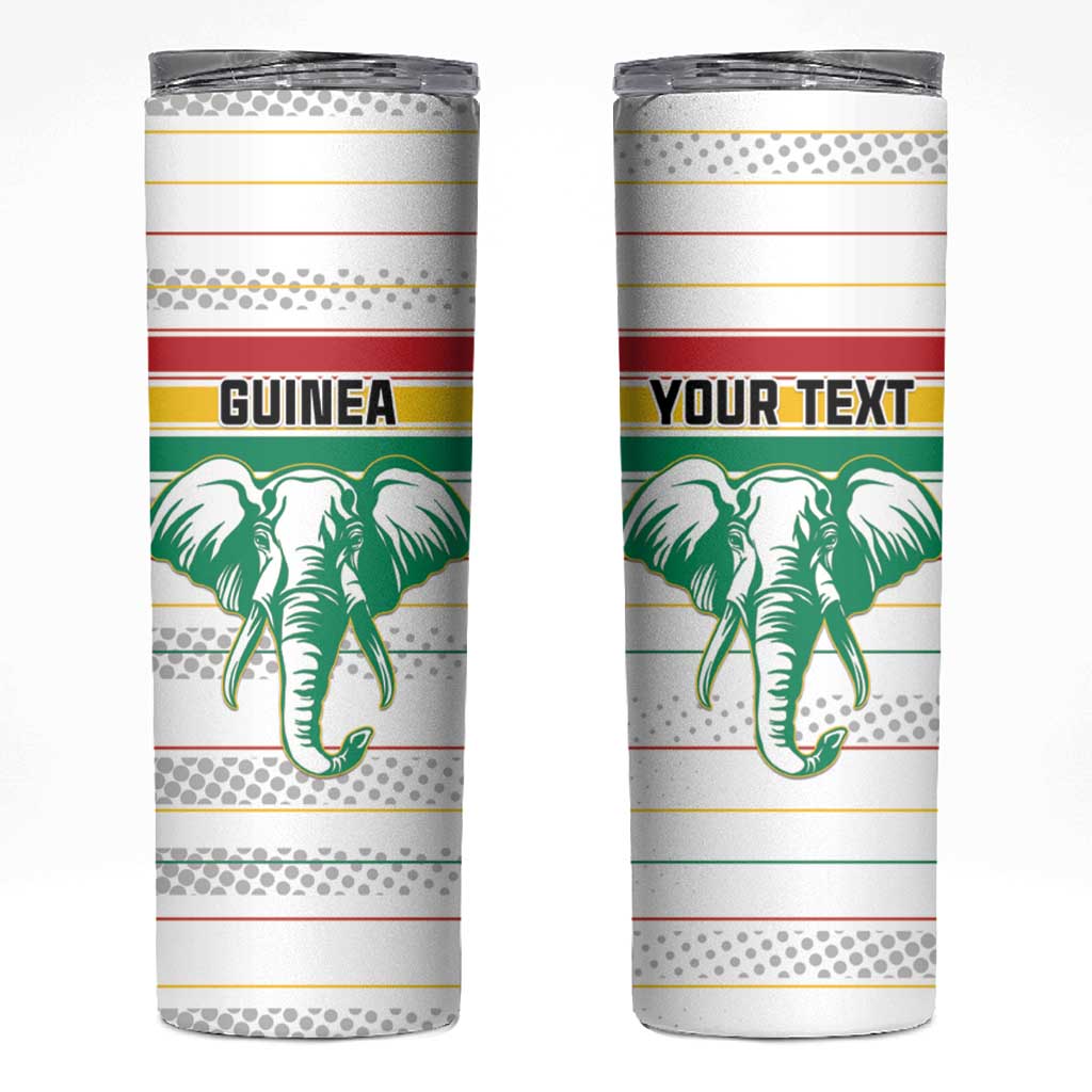 Custom Guinea Football Skinny Tumbler Go Champions