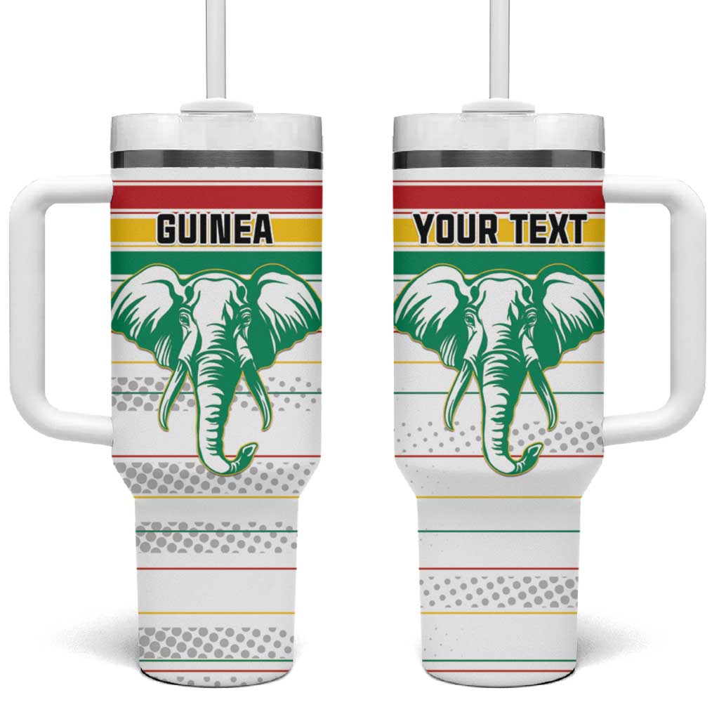 Custom Guinea Football Tumbler With Handle Go Champions