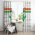 Custom Guinea Football Window Curtain Go Champions