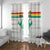 Custom Guinea Football Window Curtain Go Champions