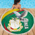 Guinea-Conakry Beach Blanket Coat Of Arms With Pigeon