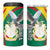 Guinea-Conakry 4 in 1 Can Cooler Tumbler Coat Of Arms With Pigeon