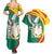 Guinea-Conakry Couples Matching Summer Maxi Dress and Hawaiian Shirt Coat Of Arms With Pigeon