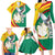 Guinea-Conakry Family Matching Long Sleeve Bodycon Dress and Hawaiian Shirt Coat Of Arms With Pigeon