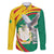 Guinea-Conakry Family Matching Long Sleeve Bodycon Dress and Hawaiian Shirt Coat Of Arms With Pigeon