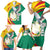 Guinea-Conakry Family Matching Short Sleeve Bodycon Dress and Hawaiian Shirt Coat Of Arms With Pigeon