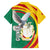 Guinea-Conakry Family Matching Short Sleeve Bodycon Dress and Hawaiian Shirt Coat Of Arms With Pigeon