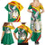 Guinea-Conakry Family Matching Summer Maxi Dress and Hawaiian Shirt Coat Of Arms With Pigeon