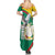 Guinea-Conakry Family Matching Summer Maxi Dress and Hawaiian Shirt Coat Of Arms With Pigeon