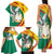 Guinea-Conakry Family Matching Tank Maxi Dress and Hawaiian Shirt Coat Of Arms With Pigeon