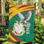 Guinea-Conakry Garden Flag Coat Of Arms With Pigeon