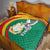 Guinea-Conakry Quilt Coat Of Arms With Pigeon