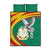 Guinea-Conakry Quilt Bed Set Coat Of Arms With Pigeon